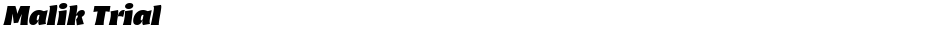 Malik TrialDemo