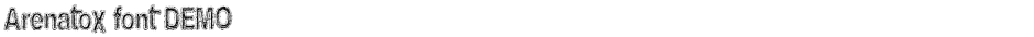Arenatox font DEMODemo