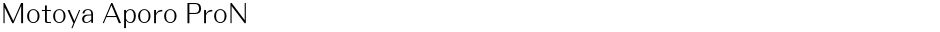 Motoya Aporo ProNDemo