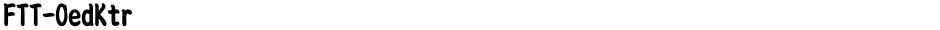 FTT-OedKtrDemo