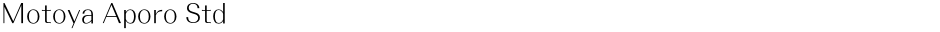 Motoya Aporo StdDemo