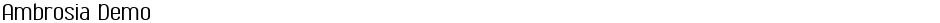 Ambrosia DemoDemo