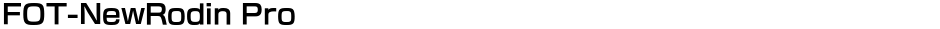 FOT-NewRodin ProDemo