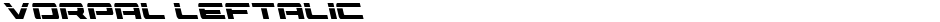 Vorpal LeftalicDemo