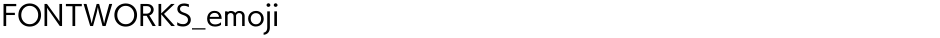 FONTWORKS_emojiDemo