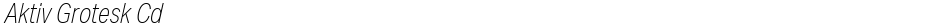 Aktiv Grotesk CdDemo