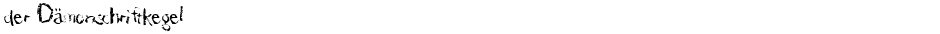 der DämonschriftkegelDemo