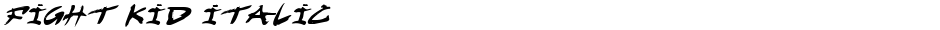 Fight Kid ItalicDemo