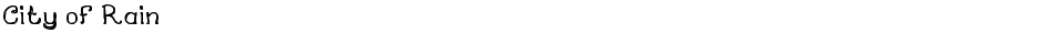 City of RainDemo