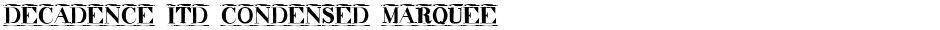 decadence itd condensed marqueeDemo