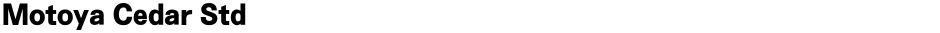 Motoya Cedar StdDemo