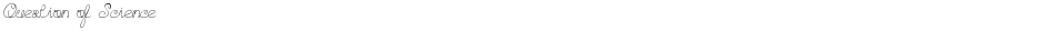 Question of ScienceDemo