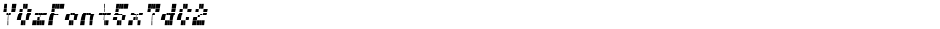 YOzFont5x7dC2Demo