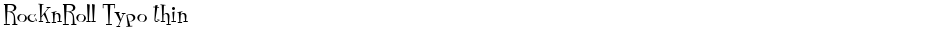 RocknRoll Typo thinDemo