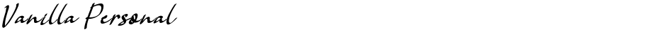 Vanilla PersonalDemo