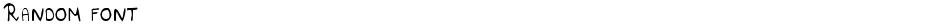 Random fontDemo