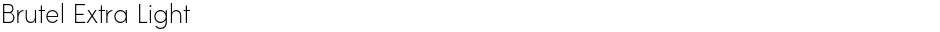 Brutel Extra LightDemo