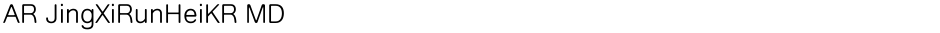 AR JingXiRunHeiKR MDDemo