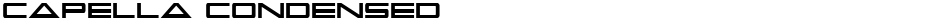 Capella CondensedDemo
