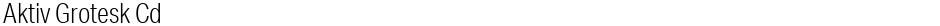 Aktiv Grotesk CdDemo