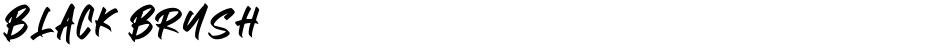 BLACK BRUSHDemo