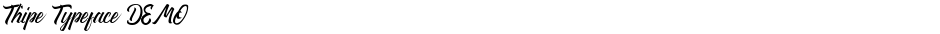 Thipe Typeface DEMODemo