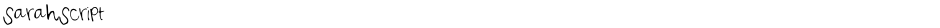 SarahScriptDemo