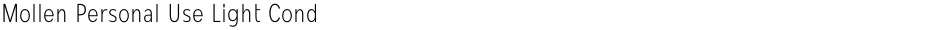 Mollen Personal Use Light CondDemo