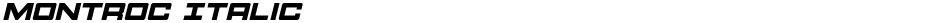 Montroc ItalicDemo