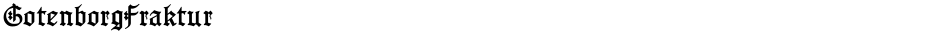 GotenborgFrakturDemo