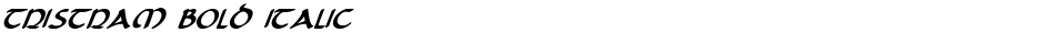 Tristram Bold ItalicDemo