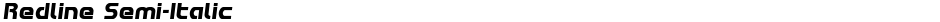 Redline Semi-ItalicDemo