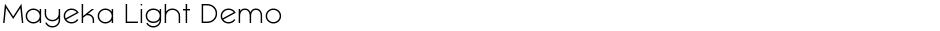 Mayeka Light DemoDemo