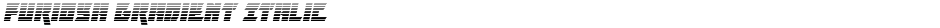 Furiosa Gradient ItalicDemo