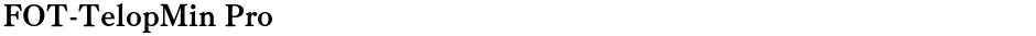 FOT-TelopMin ProDemo