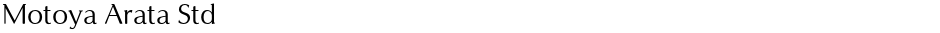 Motoya Arata StdDemo