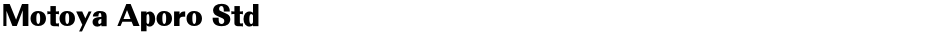 Motoya Aporo StdDemo