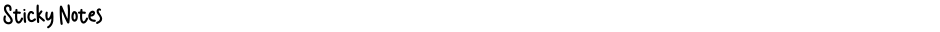 Sticky NotesDemo