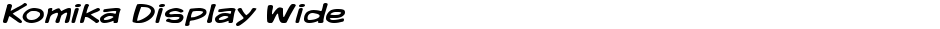 Komika Display WideDemo