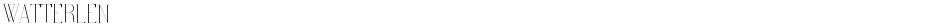 WatterlenDemo