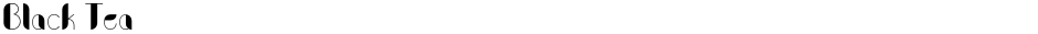 Black TeaDemo