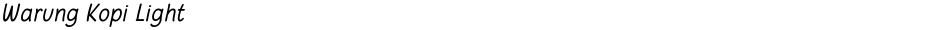 Warung Kopi LightDemo