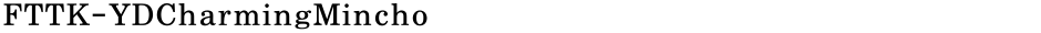 FTTK-YDCharmingMinchoDemo
