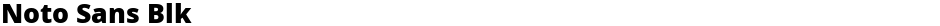 Noto Sans BlkDemo