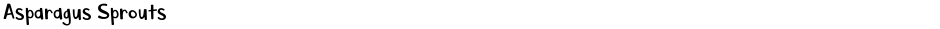 Asparagus SproutsDemo