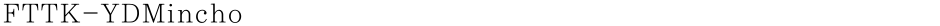 FTTK-YDMinchoDemo