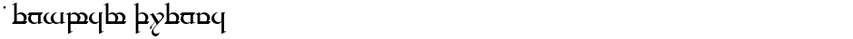 Tengwar QuenyaDemo