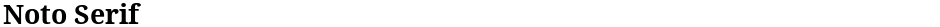 Noto SerifDemo