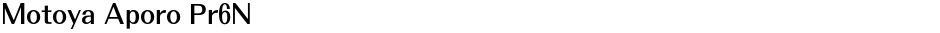 Motoya Aporo Pr6NDemo
