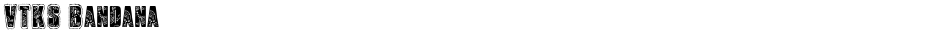 VTKS BandanaDemo